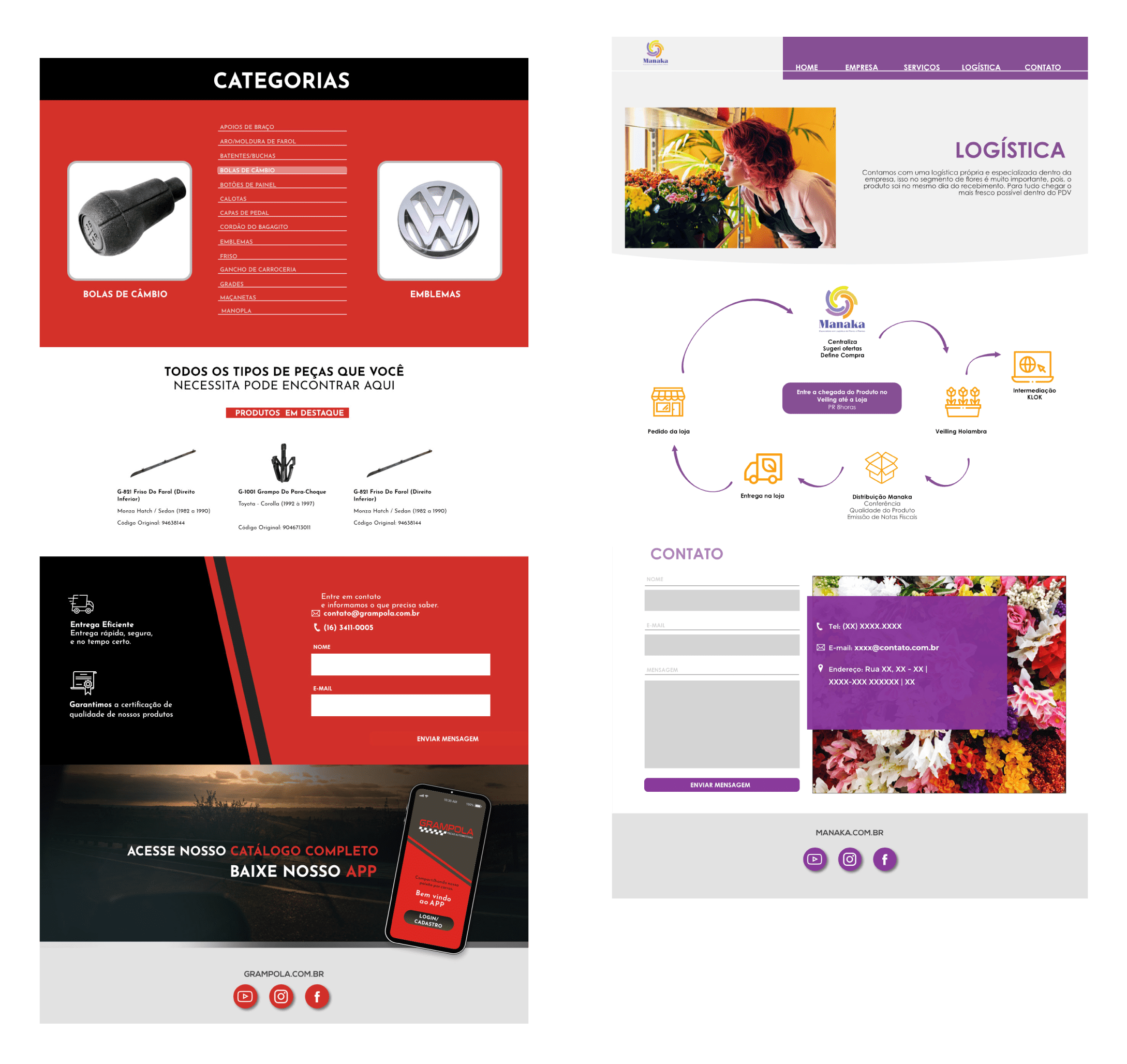Imagem de sites feito pela Agência de Marketing Pquadrado